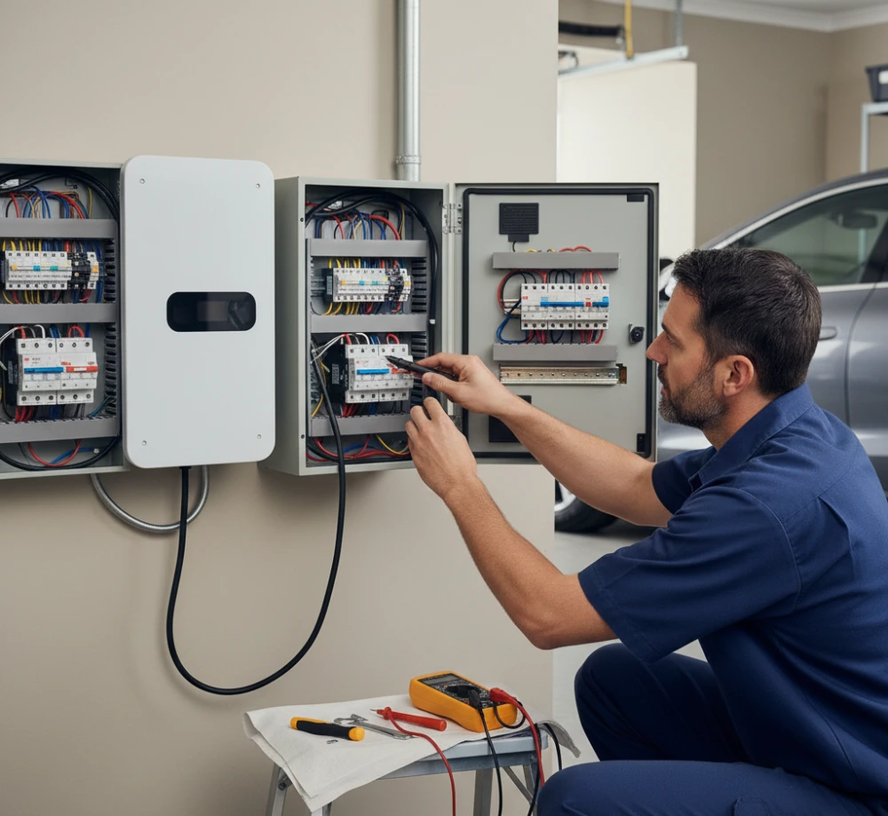 Installation and connection-EV Charger Installation Melbourne-Trictelec