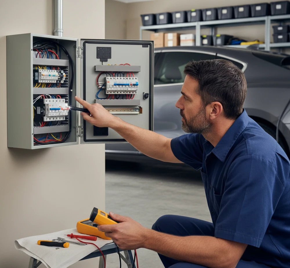 Switchboard and wiring checks-EV Charger Installation Melbourne-Trictelec